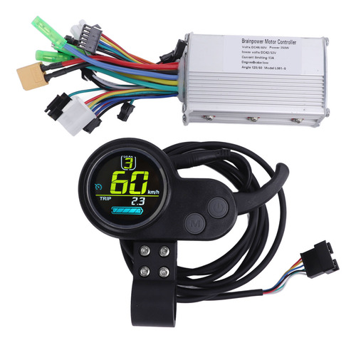 Medidor De Pantalla Lcd Para Bicicleta Eléctrica, Kit De Con