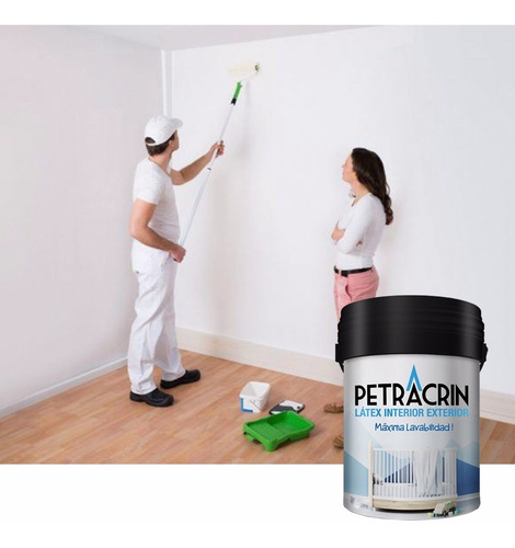 Latex Pintura Interior Mate Lavable X 10l Blanca Sin Interes