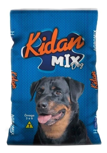 Alimento Kidan Mix para cão adulto todos os tamanhos sabor mix em sacola de 15kg