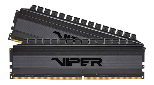 Memoria RAM Viper 4 Blackout gamer color negro 64GB 2 Patriot PVB464G320C6K