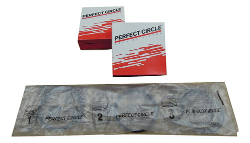 Juego Aros Para Fiat Tractor 780r R80 125,00mm. 6 Ranuras