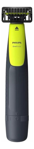 Barbeador Philips OneBlade QP2510  verde-lima e cinza-marengo 100V/240V