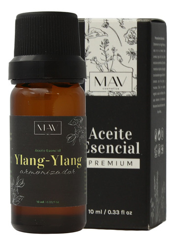 Aceite Esencial Ylang-ylang 100% Puro & Natural 10 Ml