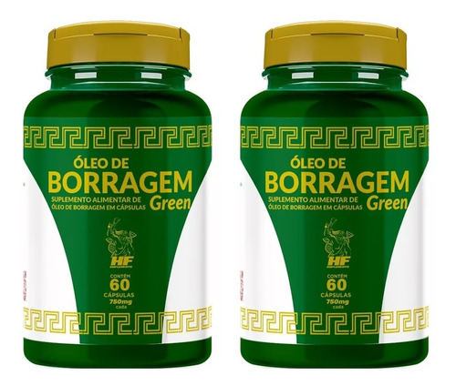 Aceite De Borraja 500mg 120cáps Promo X2 (2x60) Macrophytus 