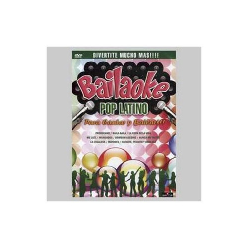 Bailaoke Karaoke + Baile Pop Latino Dvd Nuevo