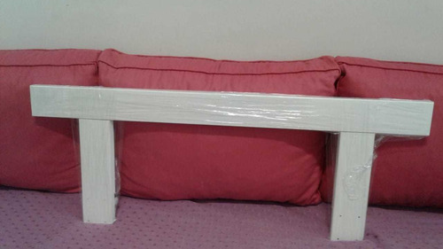 Baranda De Cama / Cuna Laqueada Blanca Infantil