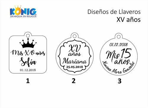 Imagen 5 de 5 de Llaveros De Madera Xv Años Regalo 20 Pzs Grabado Láser