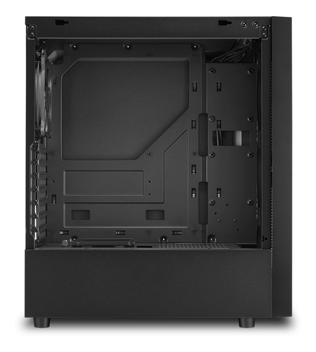 Gabinete Gamer Sharkoon Slider Rgb Negro Con Fan 120mm