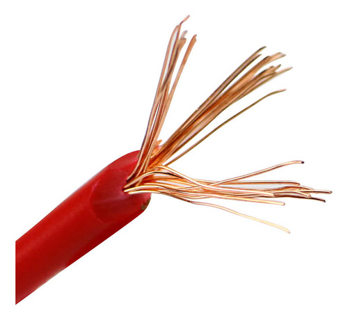 Cable De Cobre Flexible 1,00 Mm² Rojo -rollo 100mt