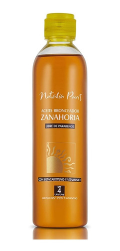 Aceite Bronceador Zanahoria Spf 4 Bronc - mL a $220