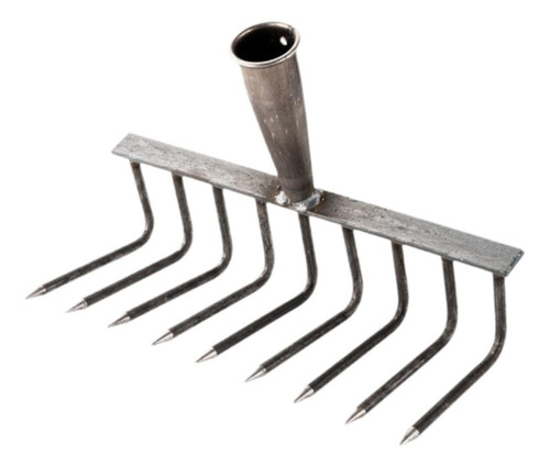 Cabeça De Ancinho De Jardim Para Soltar Solo Com 9 Pontas
