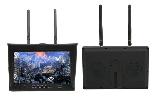 Monitor Fpv, Pantalla De Vídeo De 5,8 Ghz Y 7 Pulgadas Lcd58