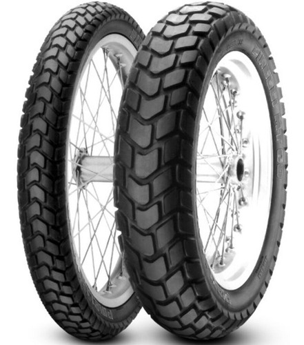 Par Pneu Bros 125 Fly 150 110/90-17 + 90/90-19 Mt60 Pirelli