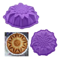 Comprar Molde De Silicon Girasol Gelatina Tortas Reposteria 3d