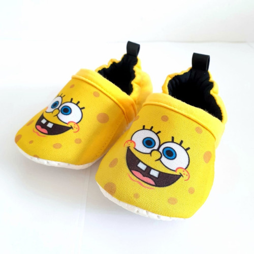 Zapatos Tipo Babuchas Para Bebes  Bob Esponja