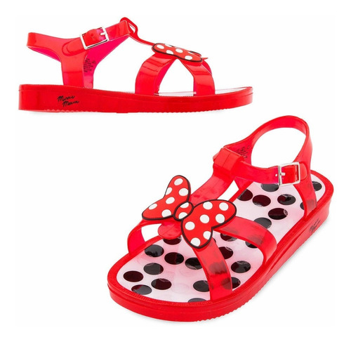 Sandalias Minnie Mouse  De Disney Usa Para Niñas