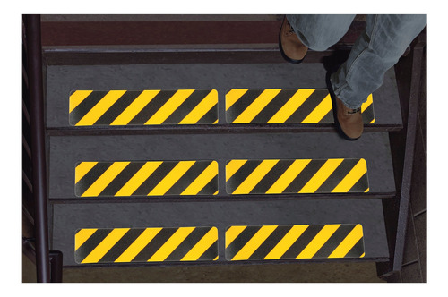 Imagen 2 de 2 de Cinta Antideslizante 3m De Seguridad Pisos 15.2cm X 60.9 Cm