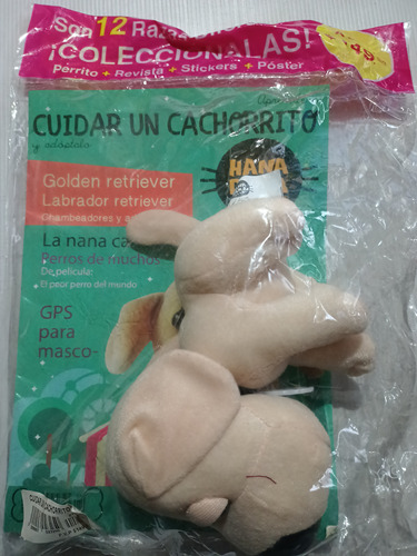 Revista Cuidar Un Cachorrito + Peluche Golden Retriever