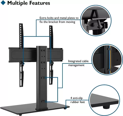 BONTEC Soporte TV Pie para Pantallas de 26-55 Pulgadas LED/LCD