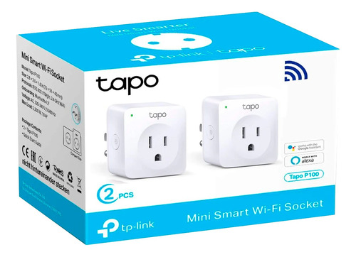 Enchufe Smart Wifi 1200w Tapo P100 X2  Alexa Google Tp Link