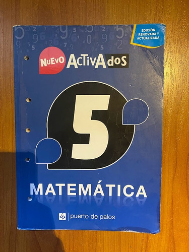 Matemática 5 Nuevo Activados - Puerto De Palos