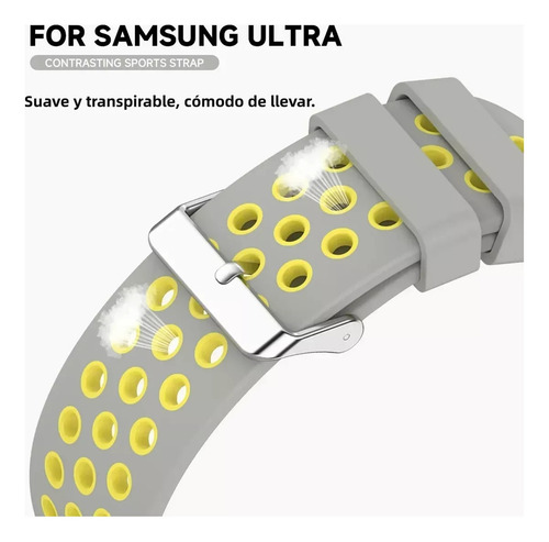 Correa Para Samsung Galaxy Watch Ultra 1 /ultra 2 47mm Silicona