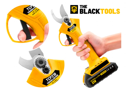 Tesoura Poda Sem Fio 21v Tcp21b Bivolt Com 2 Baterias