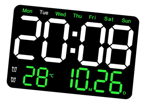 Reloj Despertador Digital Con Pantalla Led En Modo De Memori