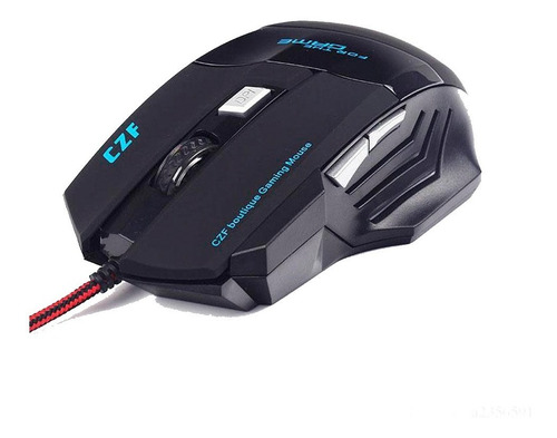 Imagen 3 de 7 de Mouse Gamer T6 2.400 Dpi 6 Botones