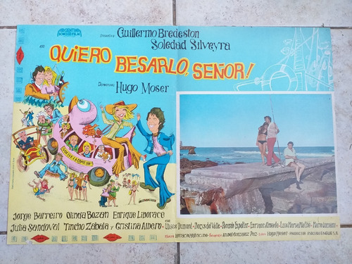 Quiero Besarlo, Señor! - 3 Lobby Cards Cine Argentino *