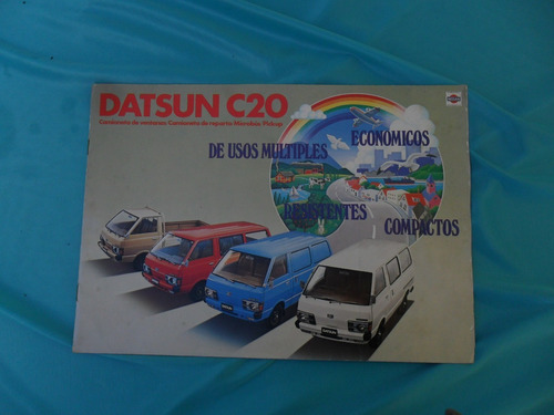 Folleto Datsun Nissan C20 Antiguo No Manual 1981 1979
