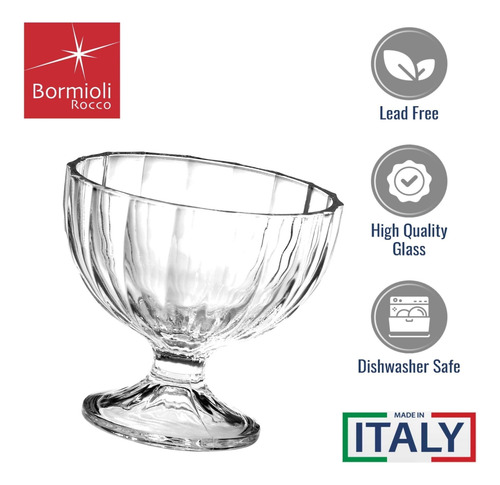 Bormioli Rocco Alaska Postros De Postre, Conjunto De 6