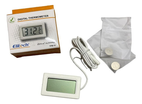 Termometro Digital Con Pilas Elitech (vitrinas, Visicooler)