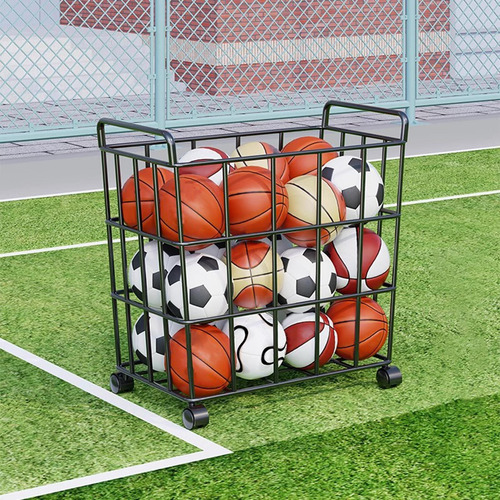 Cart De Almacenamiento De Bola De Deportes, Estante Negro L