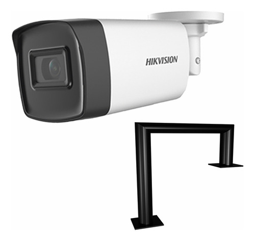 HIKVISION Cámara Tipo Bala 2ce16d0t-plus-artemis Con Brazo Metálico 2MP IR80mts IP67 2ce16d0t CCTV Circuito cerrado 2ce16d0t Seguridad Exterior