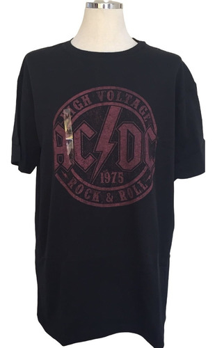 Polera Ac/dc High Voltage - Talla M