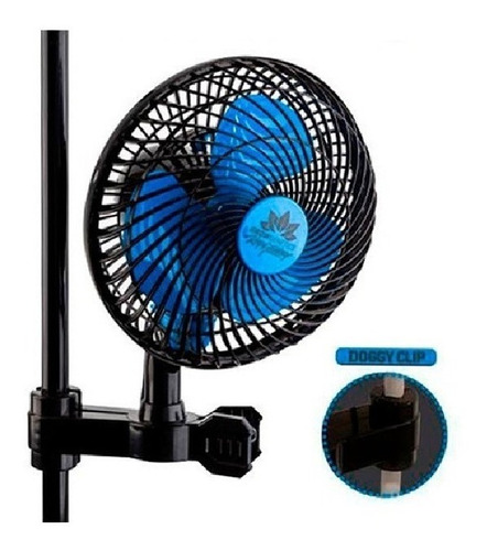 Ventilador Indoor Clip Oscilante 18cm Grow Genetics