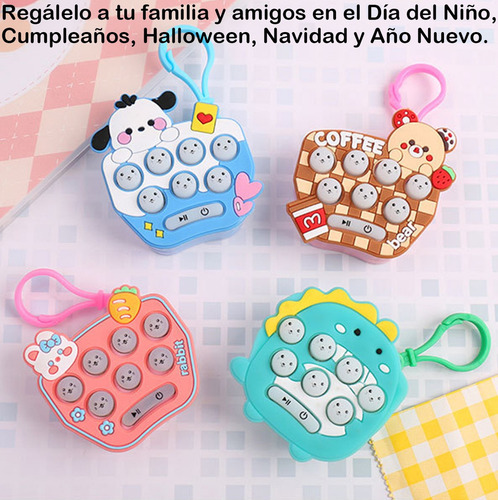 Juguetes Eléctricos Aleatorios Mini Pop It Quick Push De 10