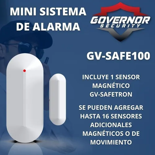 Mini Sistema De Alarma Inalambrico Governor Gv-safe100 W3