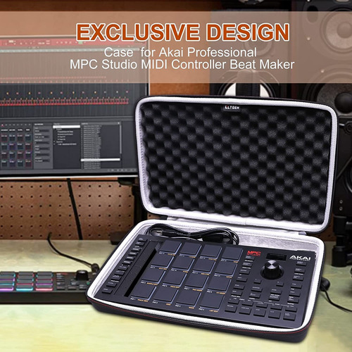 Estuche Rígido De Eva Para Akai Professional Mpc Mid...