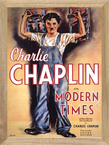 Cuadro Decorativo Cine Chaplin  M918