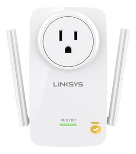 Repetidor Wireless Linksys Re6700 Dual Band 2 Ant Giga Plug