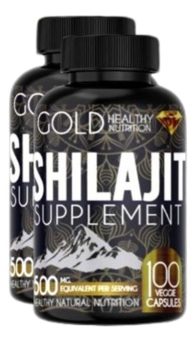 Pack 2, Shilajit Capsulas Naturales, Envió Gratis