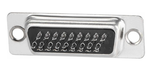 Uxcell D-sub Conector Db26 Enchufe Hembra De 26 Pines 3-fila