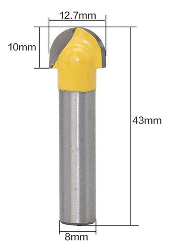 De Brocas De Enrutador De Vástago De 12 Piezas De 8 Mm De