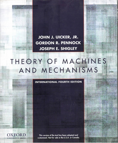 Theory Of Machines And Mechanisms