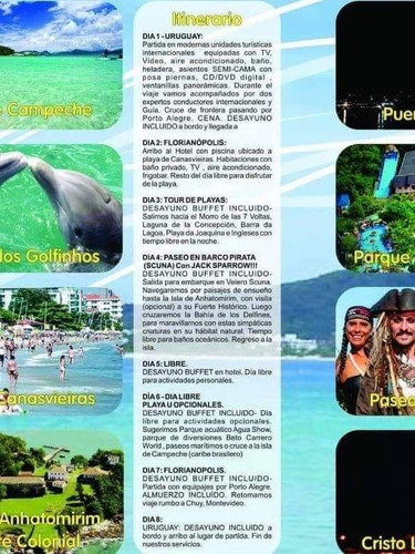 Imagen 3 de 5 de Florianópolis En Turismo Del 5 Al 12 De Abril. Solo Usd359!!