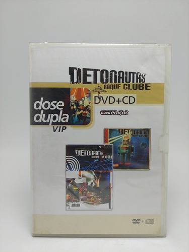 Dvd + Cd Detonautas Roque Clube - Dose Dupla Vip - Original