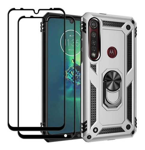 Funda Motorola Moto G8 Play Case + Mica Cristal 21d