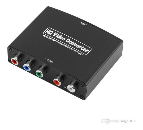 Conversor Hdmi A Componente Rgb Ypbpr Audio + Video